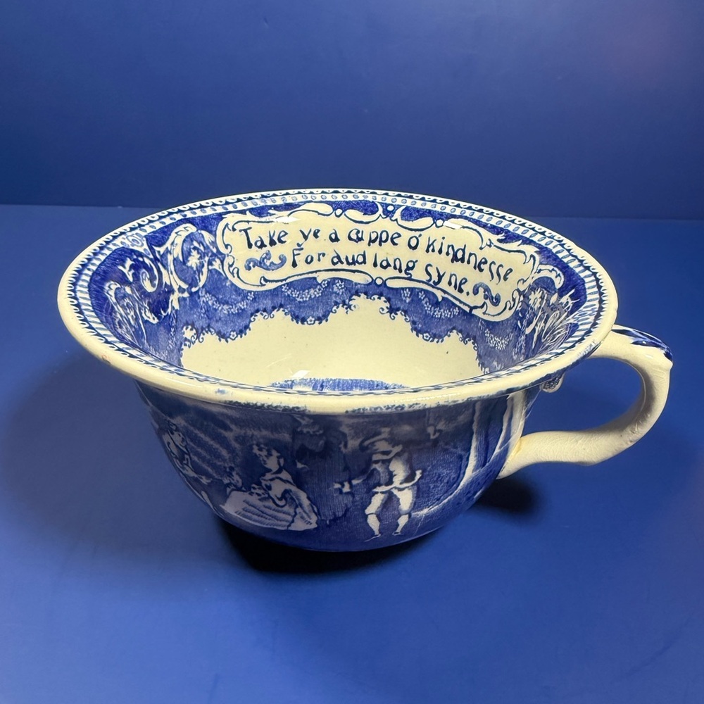 50’s British Anchor Auld Lang Syne Oversized Coffee Cup / Soup Bowl /Display